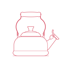 Objects Teapots Kettles Le Creuset Classic Tea Kettle Vinyl Svg File, Free Vectors File